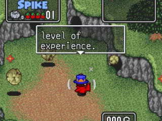 
											Spike receives a call on his cellphone informing him that he went up a level.