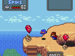 
											Spike tossing his hat.