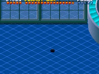 
											If you die, you drop through a hole in the floor.