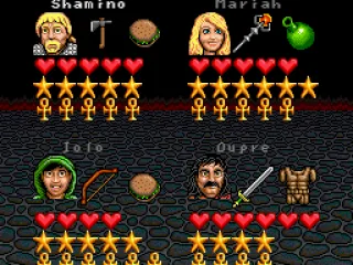 
											Character selection