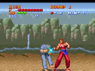 
											Hitting an enemy