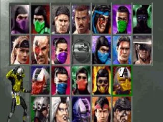 
											Select your fighter. Ultimate Mortal Kombat 3 has no less than 23 fighters!
