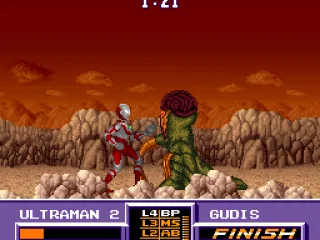
											When the life bar flashes finish, Ultraman must use his most powerful attack to win the match