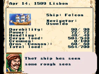 
											Selling my old ship at the shipyard...