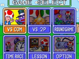 
											Game select screen