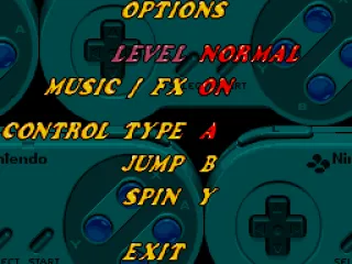 
											Options menu