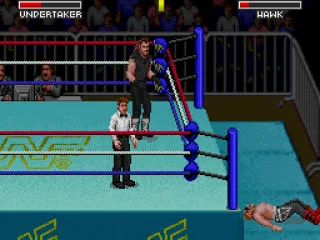 
											I threw him out of the ring.