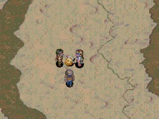 
											The desert...