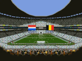 
											Match introduction: Netherlands vs Belgium. Background image: Estadio Azteca (Aztec Stadium).