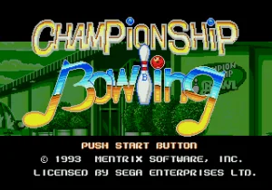 Championship Bowling