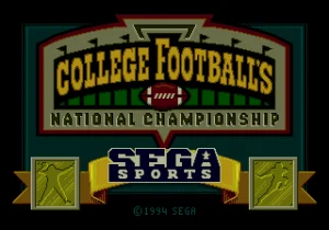 
					
												College Football's National Championship