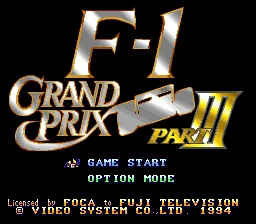 
					
												F-1 Grand Prix Part III